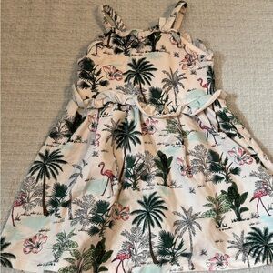 Janie and Jack Tropical Print Kids Dress